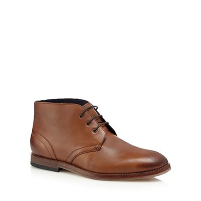 H By Hudson Brown 'Houghton 2' leather chukka boots
